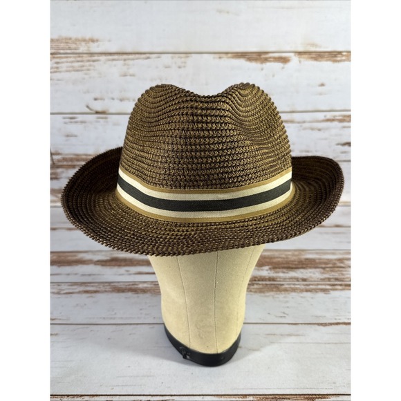 Frye Brown Stingy Brim Fedora Hat – Men's One Size - Picture 2 of 7